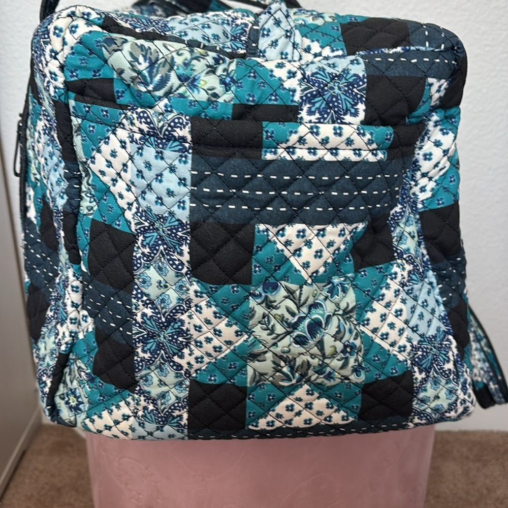 Vera Bradley Cloud Vine Patchwork Duffel - image 6